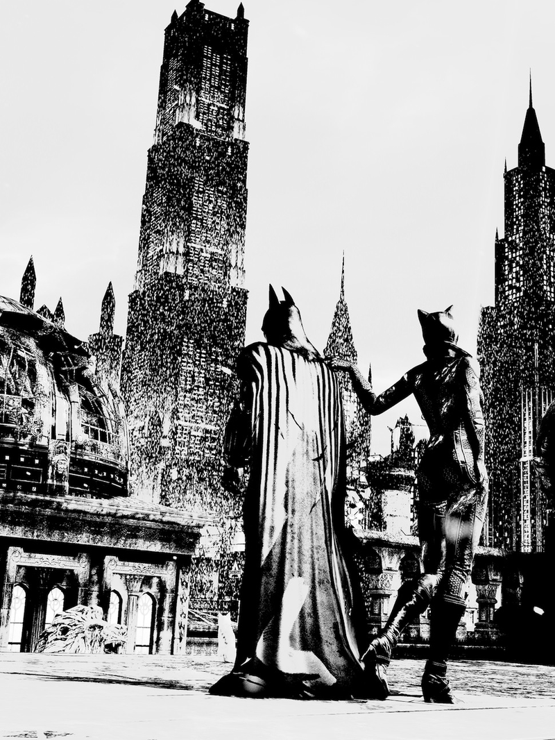 Illustration for article titled Batman Games Look Best in Black and White